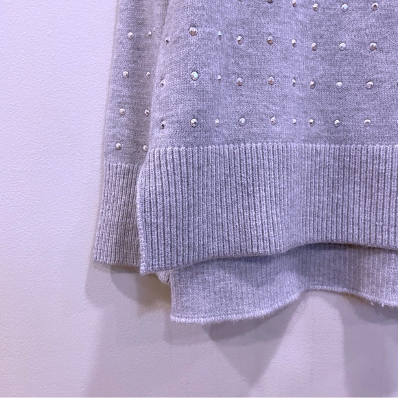 Joseph Ribkoff Gray Cowl Neck Sweater - Picture 8 of 15